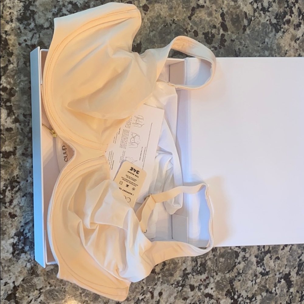 NWT Cuup scoop bra micro blush